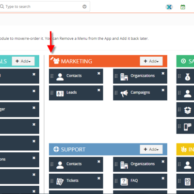 Customize Menu In Vtiger 2 1
