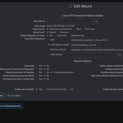6 System Disk And Network Filesystems Edit Mount