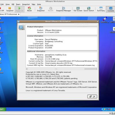 Vmware Workstation 1