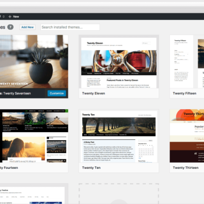 Wordpress Interface
